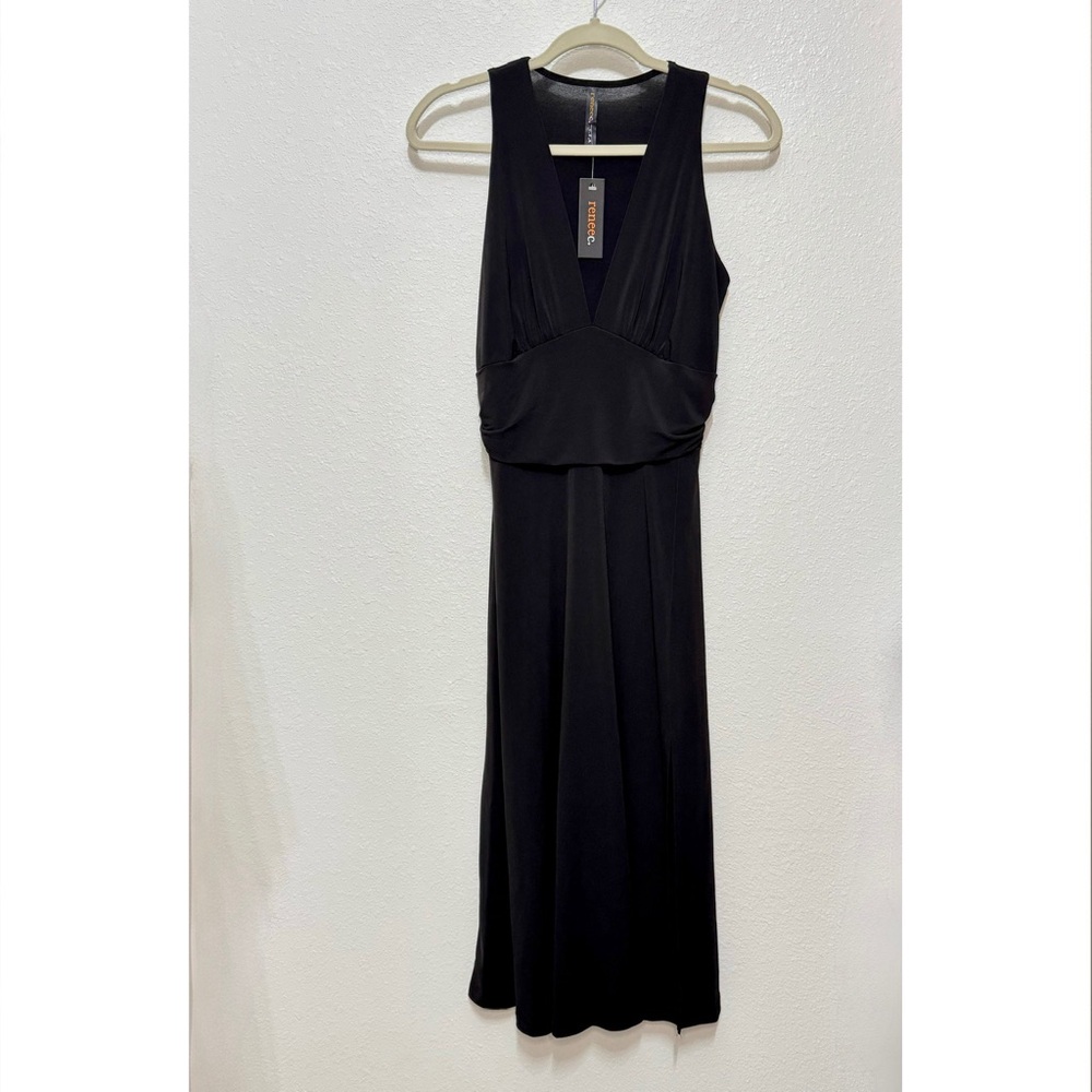Side Slit Midi Sleeveless Dress